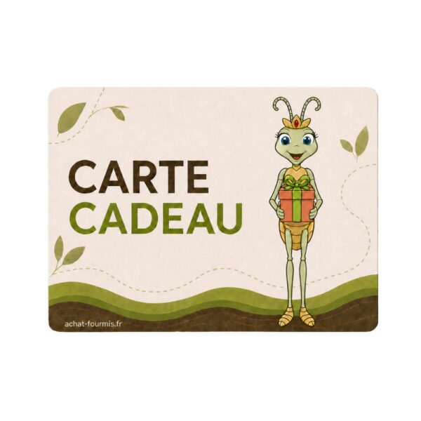 carte cadeau fourmis